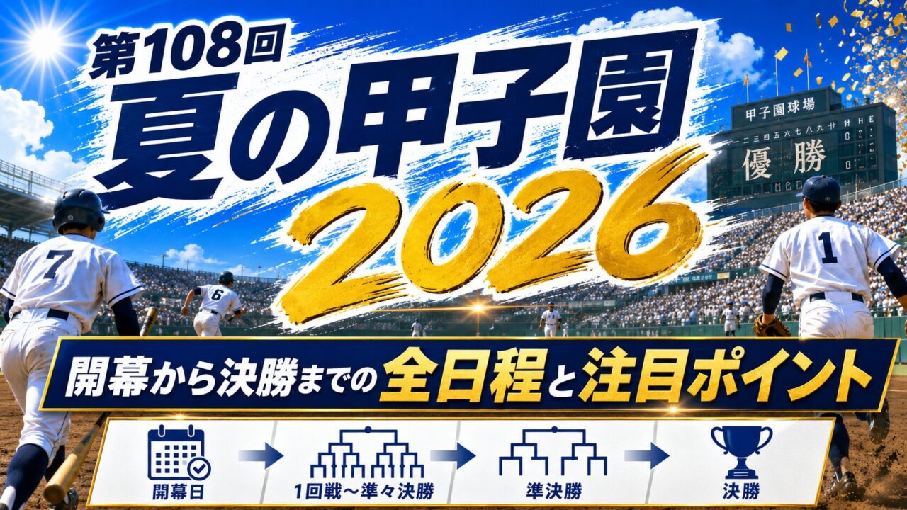 【2026年夏の甲子園予選】石川大会決勝で劇的ドラマ！星稜vs日本航空石川、死闘の果てに掴んだ切符